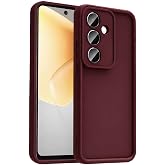 Coverzone Galaxy A37 5G ile uyumlu Kılıf Parlak, Tek Renkli Y&uuml;zey Dayanıklı Malzeme & Tam Koruma Redolent Kılıf Galaxy A37 5G