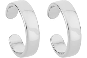 Mikovivi 2uds Anillos Dedos del Pie Mujer, Anillos Abiertos Ajustables Antialérgicos Clásicos Modernos para Verano Playa Joyería Pies