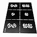Goldenssy 1x Template Model Sticker Decal Pierced for Nail Art Stamping Prints Pattern Rose Flower