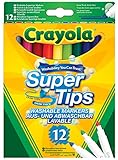 Crayola Supertips Washable - Pack of 12
