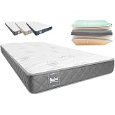 Don Descanso &ndash; 75 x 190 Mulhacen DualSense Memory Foam Mattress, Height &plusmn; 15 cm, Multilayer with GravityFoam Core, High Firmn