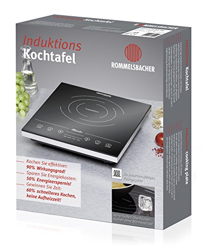 Rommelsbacher CT 2010/IN Induktion Glaskeramik Einzelkochtafel, 2000 W - 4