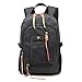 Produktbild Outdoor Peak Unisex hochwertige Canvas Büchertasche Rucksack Laptoptasche Unitasche Freizeitrucksack Schulrucksack Studententasche Daypacks Reisetasche(Schwarz)