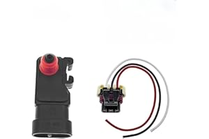 HWATPS 16212460 Manifold Absolute Pressure MAP Sensor + Plug Connector for Renault Laguna 1.6 16V Megane Grandtour 1.4 7700106644 71739292