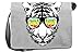Produktbild Pop Art Canvas ::: Retro Tiger ::: peppige Umhängtasche mit Art Style Katzen Motiv