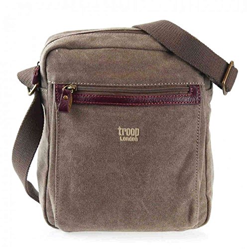 Preisvergleich Produktbild Troop London Classic Canvas Across Body Bag TRP0218 - Brown