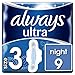 Produktbild Always Ultra Night Binden (mit Flügeln) Größe: 3, 8er Pack (8 x 9 Stück)