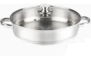 V I E R Cacerola baja 28 cm diámetro, acero Inoxidable 18/10