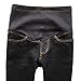ROPALIA Pop Pregnant Womens Elastic Jeans Maternity Pencil Pants Skinny Trousers