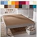 Produktbild REDBEST Spannbettlaken San Francisco Single-Jersey Braun Größe 90x190 cm - 100x200 cm