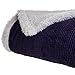 Produktbild Lavish Home Plush Corduroy Sherpa Throw Blanket, Purple by Lavish Home