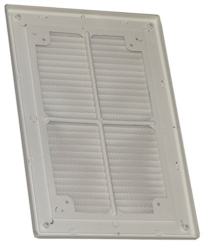 Aerzetix – 4 X Lüftungsgitter Kunststoff weiss 30/20cm - 2