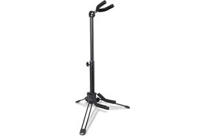 GEWA Violin/Viola Stand - Foldable - Height 38-54 cm - Lightweight 0.6 kg - Black