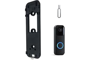 ALLICAVER Blink Doorbell Back Plate with 3 Holes, Upgrade Blink Doorbell Backplate Replacement Blink Doorbell Mount, Blink Doorbell Accessories, Blink Doorbell Mounting Plate