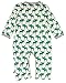 loud + proud Unisex Baby 258 Full Animal Print Footies, Green (forest Fo), 0-3 Months (Manufacturer size: 50/56)
