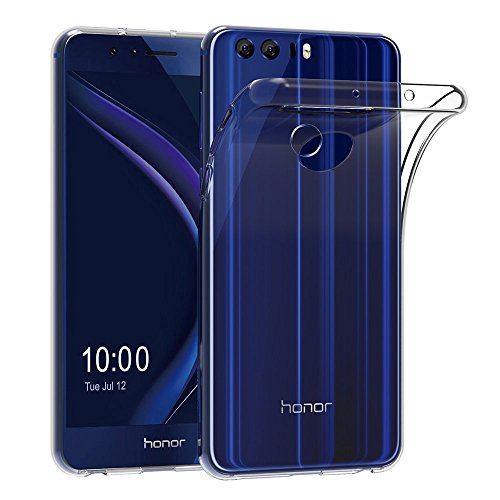 Huawei Honor 8 Hülle Case ,Elekin Transparent TPU Case Crystal Clear Handyhülle Schutzhülle für Huawei Honor 8