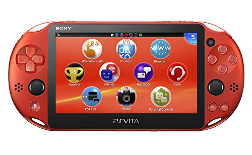 Preisvergleich Produktbild Sony Playstation PS Vita Slim Console Wi-Fi (Metallic Rot)