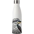Maxwell & Williams Insulated Water Bottle with Laughing Kookaburra Design, White, 500 ml