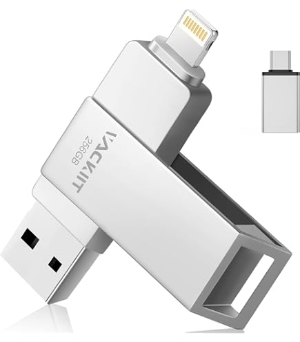 Clé USB 128Go Pour IPhone Avec Design Toupie Anti-stress - Connexion IOS/Android/PC/Mac - Transfert Sans App, Stockage Mobile Pratique
