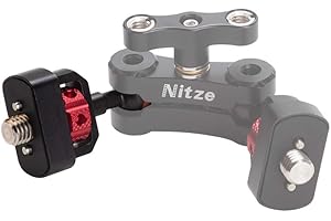Nitze 15mm Ballhead with 3/8”-16 Screw and ARRI Locating Pins - N50-T08-3/8