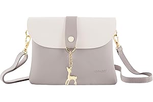 AISPARKY Small Cross Body Bag for Girls PU Leather Shoulder Handbag Cross Body Purse Gifts for Teens Girls