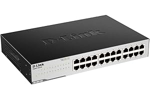 D-Link GO-SW-24G - Switch 24 puertos Gigabit Ethernet LAN RJ-45, Sin gestión, 1000 Mbps por Puerto, sobremesa o rack, negro