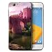 Produktbild Offiziell Elena Dudina Hülle / Case für HTC One A9s / Schloss-Brücke Muster / Fantasie Landschaft Kollektion