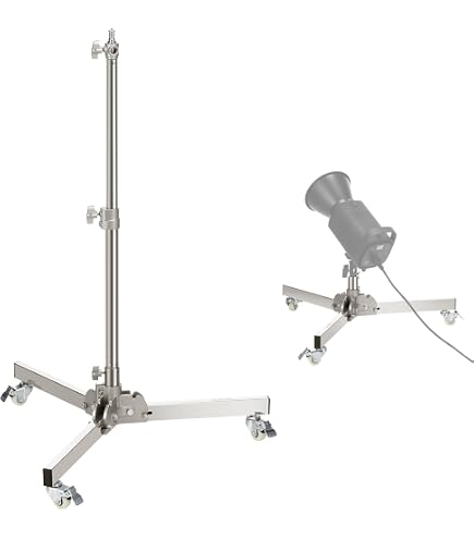 Treppiede Fotografico 400 Cm Con Braccio Telescopico 186 Cm - Per Softbox, Luci, Riflettori, Incluse Sacca Di Sabbia E Assorbimento Urti