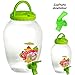 Produktbild alles-meine GmbH 4 Liter - großer Getränkespender -  Summer Drinks - grün !  - mit Zapfhahn & Deckel & Tragehenkel / Saftkanne / Zapfhahnflasche / Glas - aus Kunststoff - P..