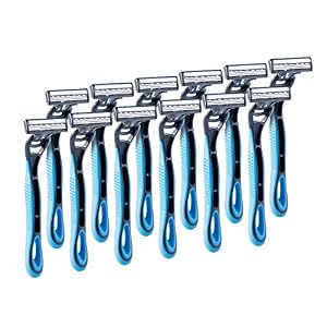 Pearl Triple Blade Disposable Razor - Pack of 12