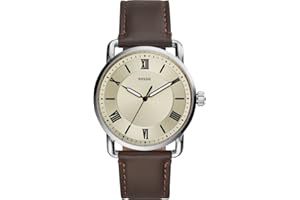 Fossil - Orologio da uomo Fossil Copeland, misura cassa 42 mm, movimento al quarzo, cinturino in pelle