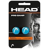 Tienen una forma redonda Head Pro Damp: antivibradores para Raquetas de Tenis, Color Azul