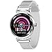 Produktbild QYHOME Damen-Smart-Armbanduhr, Herzfrequenz Blutsauerstoffsättigung Schlaf Monitor IP67 Wasserdicht Sport Fitness Tracker H1 Smart Watch (Silber)