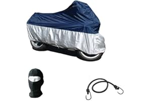 FARBROTHERSONLINE Housse de protection universelle pour Peugeot Metropolis 400 2013-2017 - Housse de protection pour moto et scooter avec pare-brise et coffre imperméable en nylon, taille 246 x 105 x 127 cm