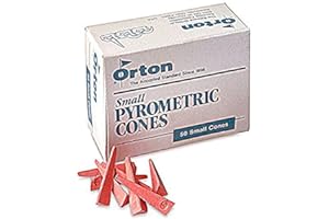 CREATIVE HOBBIES Pyrometric Cones For Monitoring Ceramic Kiln Firings-Cone 05 (1 Pkg/50) by Orton Cones