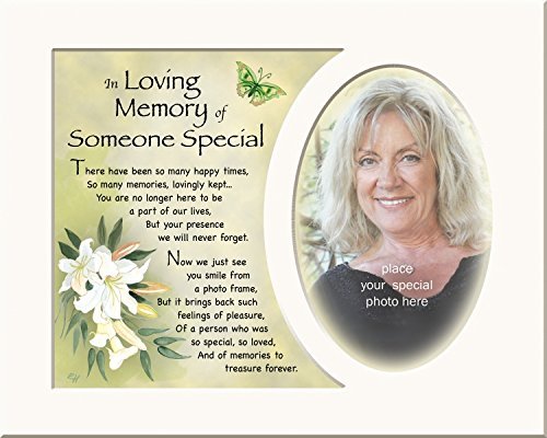 In Loving Memory Of Someone Special Memory Mount With Verse For A 10 x 8 Inch Frame