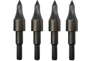 SHARROW 24pcs Tête de Flèche de Tir à l'arc Pointe de Flèche Conseils de Flèches d'entraînement à la Cible 100 Grains Broadheads pour Flèches de Carbone