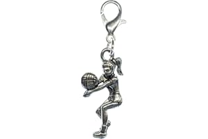 Miniblings Joueur de Volley-Ball de Volley-Ball Jeux de Ballon de Plage Charm - Bijoux Fashion Main argenté Pendentifs - breloque Pendentif - Pendentif pour Bracelet
