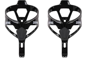 ZEFAL Pack Pulse A2 - Pack de Deux Porte-Bidons Vélo Légers - Porte Gourde Vélo/VTT/Vélo de Route - Résistant et Durable - 26g Chaque Porte Bidon - Noir