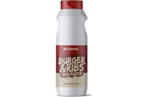 ‎SIZZLEBROTHERS Burger & Ribs BBQ Sauce 500 ml - Perfekt für Burger, Grillfleisch, Steaks, Pulled Pork, Hähnchen & Co. - Barbecue Glaze für Spareribs - SizzleBrothers