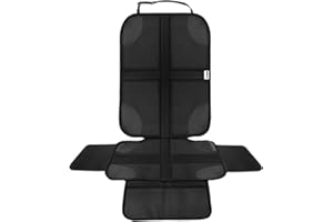 Ezilif ISOFIX podkładka pod fotelik samochodowy, z funkcją antypoślizgową, nakładka na fotel samochodowy, czarna