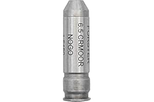 Forster Products Creedmoor da 6 mm e Creedmoor da 6,5 mm, calibro per spazio di testa NO-GO, dimensioni SAAMI, senza bordatura, acciaio temprato, rettificato di precisione