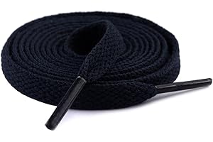 HQ-CLOUD Lacets Chaussures de Sport Plats et Larges 120 x 0.8 cm - Couleur Au choix