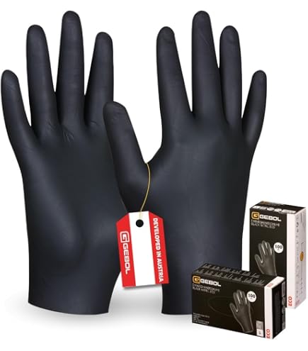 gebra nonfood handschuhe Gebol Black Nitril Ultra Strong puderfrei Arbeitshandschuhe, Gr. 10/XL Sterntaler Color:Creme Voidguard Witchblade Broken Leveling