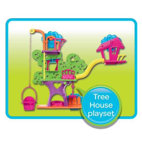 Polly Pocket X8539 Tree House Wall Party Playset with Polly Doll