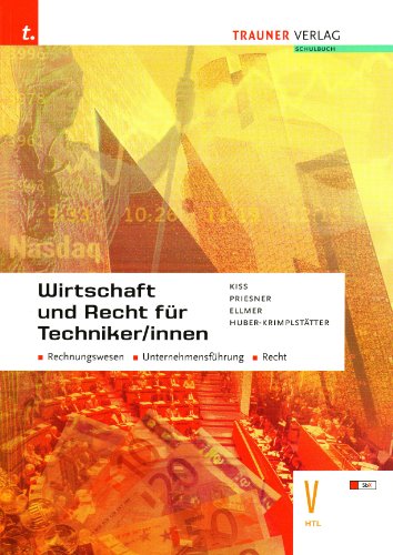 Read Pdf Wirtschaft Und Recht Fur Techniker Innen V Htl Rechnungswesen Unternehmensfuhrung Recht Online Nancyopaddyson