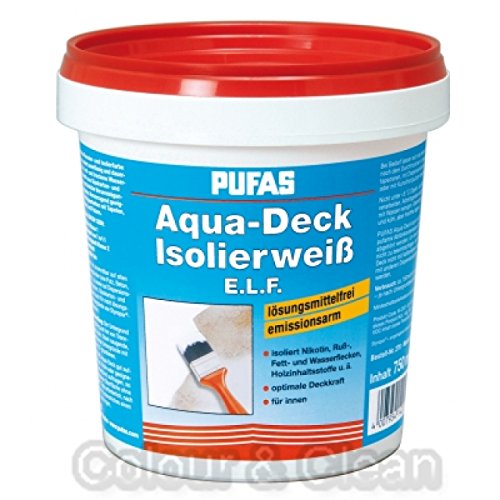 Preisvergleich Produktbild Pufas Aqua-Deck Isolierweiß E.L.F. 750 ml - Dose