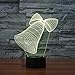 Produktbild Touch Acrylic Ambience Bell Elektronisches Geschenk 3D Nachtlicht