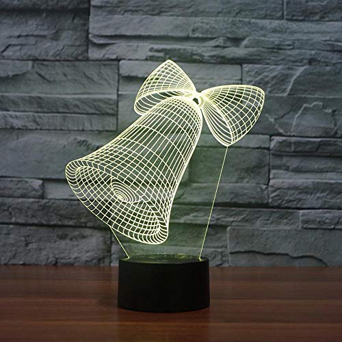 Preisvergleich Produktbild Touch Acrylic Ambience Bell Elektronisches Geschenk 3D Nachtlicht