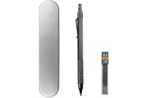 WJIAEER 1 PCS 0.5 mm porte mine crayon a papier porte mine crayon réutilisable criterium dessin professionnel crayon mecanique